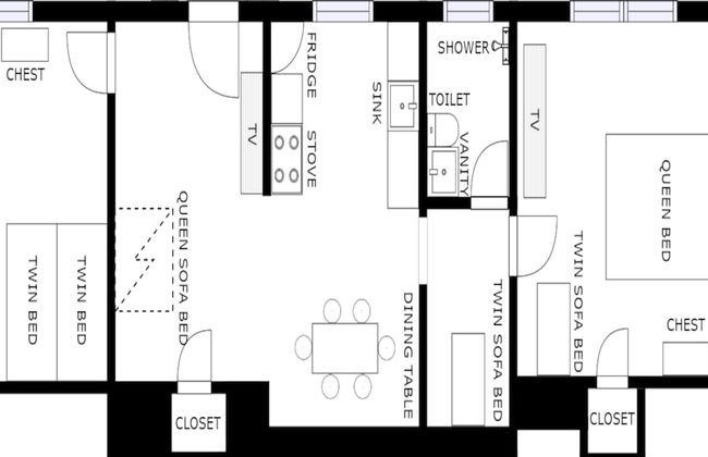 TWO Bedroom Apartment - Foto 14