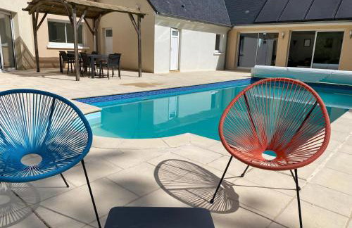Villa Luxe Arnage aux portes du Circuit Piscine Chauffée - Foto 20