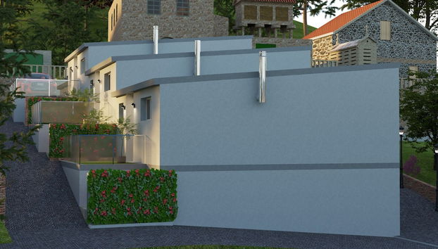 Façade de l’hébergement