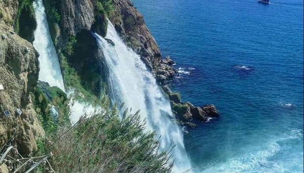 Vista sulle cascate di Düden