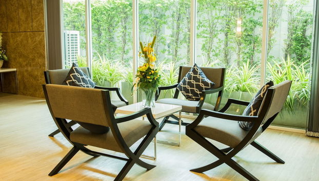 Sala de estar do lobby