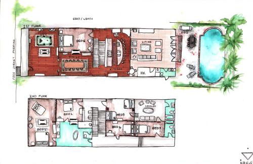 Bright Villa w Heated Pool & Pool Table 5br 4ba - Foto 10