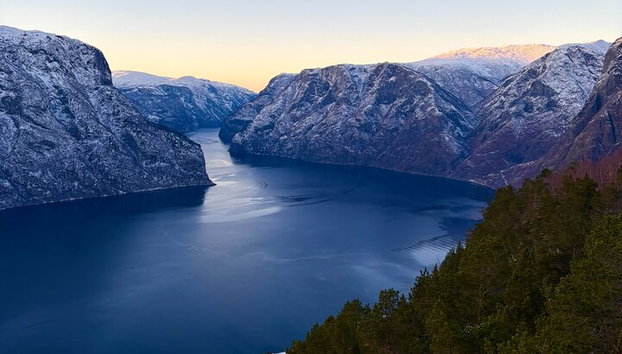 Tour por el fiordo de invierno a Nærøyfjord, Flam y Stegastein desde Bergen - Foto 2, Mirador Stegastein