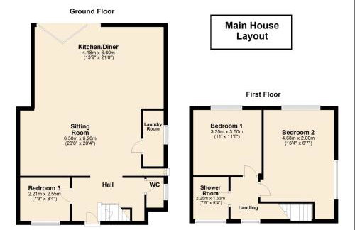 Cannock Chase Guest House - Modern Super Spacious Renovated home for 6 guests - Foto 12