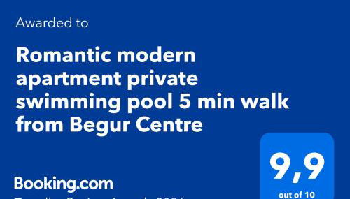 Romantic modern apartment private swimming pool 5 min walk from Begur Centre - Foto 2