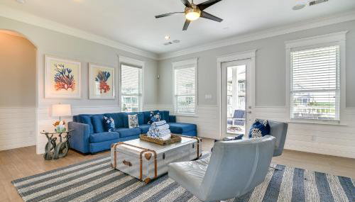 Walk to Ocean! Group Beach House in Galveston - Foto 4