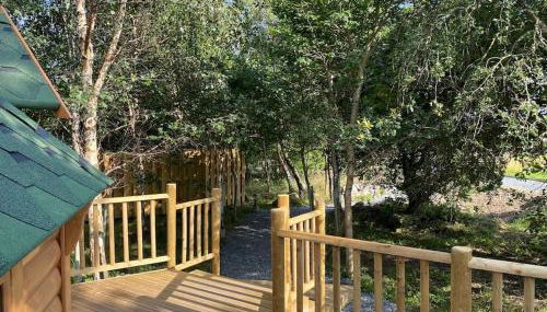 Craigshannoch Luxury 1 bed woodland lodge hot tub - Foto 5