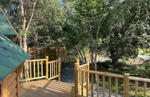 Craigshannoch Luxury 1 bed woodland lodge hot tub - Foto 5