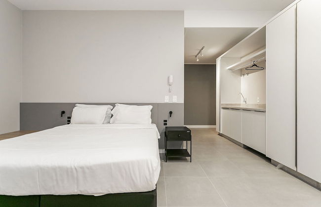 Studios Tower by Viva - Prédio com piscina e estacionamento no centro de Floripa - Foto 23