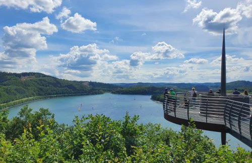 Natur-Design "Platzhirsch Sauerland" - Sauna, Kamin, Balkon, Garten, Hütte, Grill - Foto 66