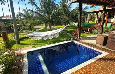 São Miguel do Gostoso RN Casa em Condomínio Piscina Churrasqueira privativas frente ao Mar - Foto 6