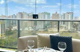 (1305) Studio Moderno e Aconchegante no Calhau - Foto 36