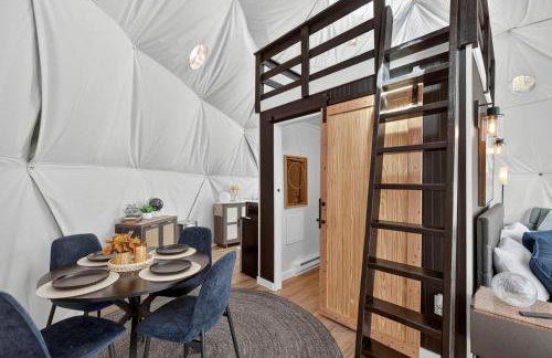 Glamping dome w fire pit & BBQ stargazing - Foto 33