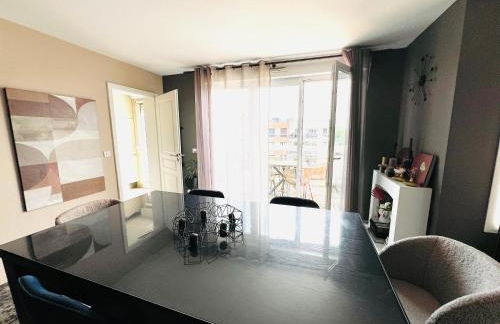 Appartement climatisé 3 étoiles T3 chic à Strasbourg avec billard et terrasse - Foto 4
