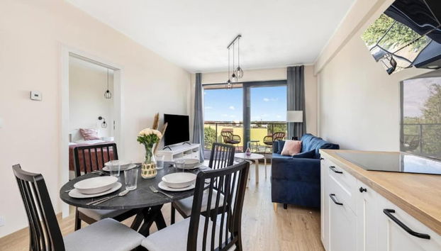 Holiday Apartment Right Next to the Beach Darlowko - Foto 5, Soggiorno