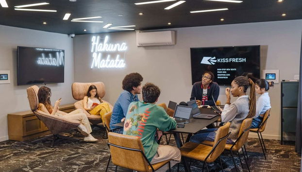 Sala de estar do lobby