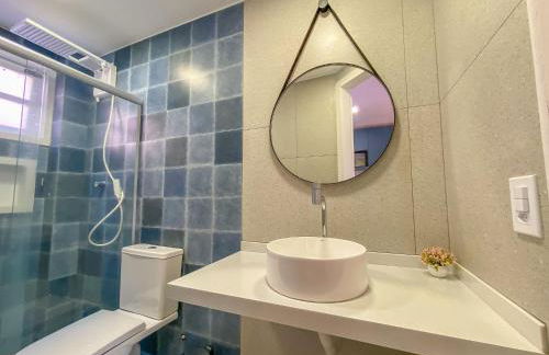 AP01 de 2 suítes para até 8 pessoas em condomínio a 3 minutos a pé da praia de Taperapuan - Foto 9