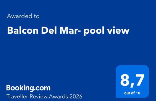 Balcon Del Mar- pool view - Foto 2