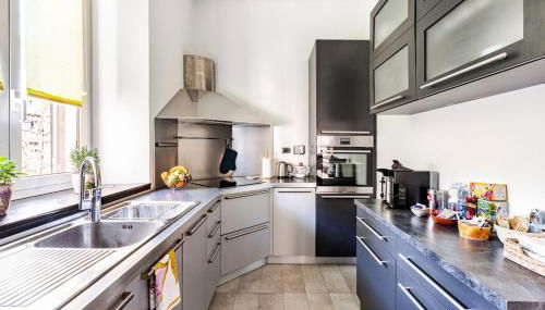 Sea & Soul Genova, 120 m2, centro città, parcheggio gratuito nella Blu Area - Foto 3, stove, dishwasher, toaster