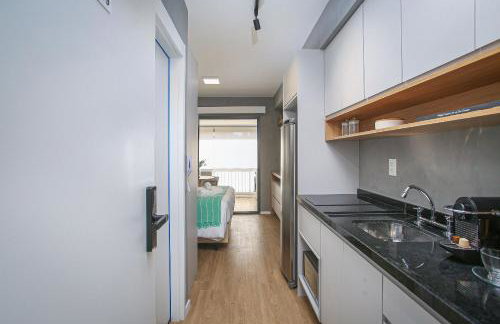 Estúdio Piscina Rooftop, WiFi 1GB, Metrô 600m - Foto 45