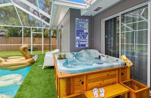 Pool Hot Tub Massage Chair Free EV Charger 5 Mins to Beaches! - Foto 68