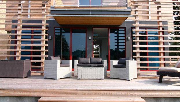 Luxurioeses Chalet in Wendorf - Foto 5, Balcón