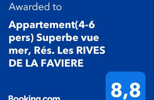 Appartement(4-6 pers) Superbe vue mer, Rés. Les RIVES DE LA FAVIERE - Foto 49