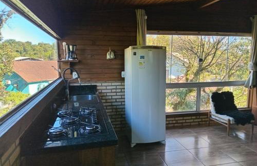 Alpes dos anjos Canela rs chalé luxo Wi-Fi SPLIT COZINHA perto do centro - Foto 19