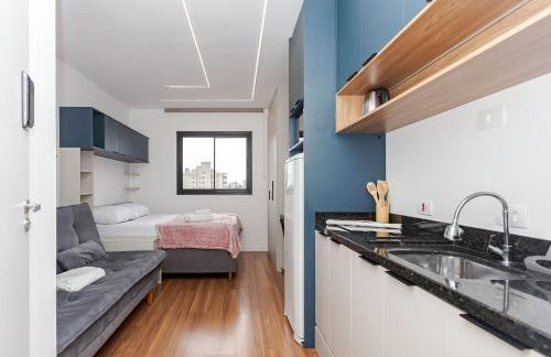 One House – Academia, Piscina e Coworking | Gonzaga Stays - Foto 45