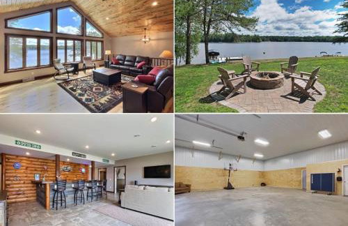 Northwoods WI 6BR Lakefront Cabin Retreat on Lake Nokomis - Minnohawk Lodge - Foto 1