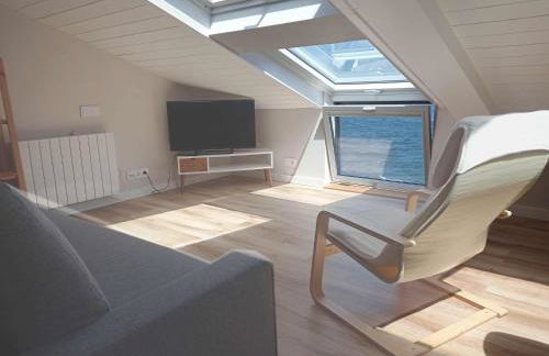 Vila Mariña. Casa marinera con terraza sobre el mar en Caión - Foto 46