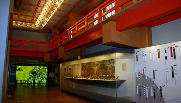 Interno del museo del castello