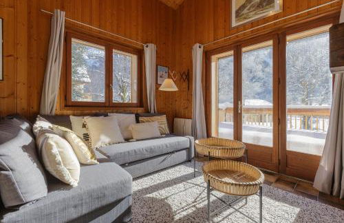 Cyclamens - Cosy Chalet 500m Flegere Cheminee Vue Garage - Foto 6