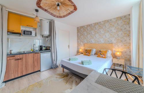 Mimosa Roanne centre-ville - Parking & Clim - Foto 13