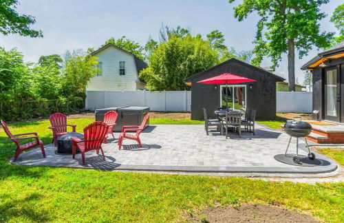 Modern Log Cabin at the beach with Hot Tub, Game Room and Fire Pit - Foto 16