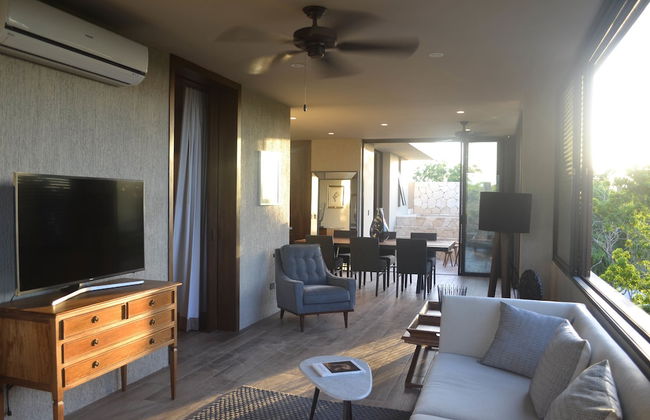 Aparthotel in Tulum with swimming pool and garden - Photo 29