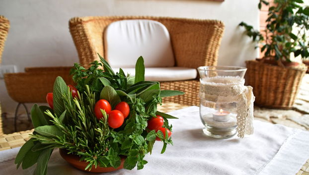 Zona de estar del vestíbulo