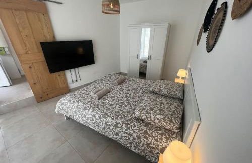 La Glycine - Parking gratuit - AC CLIM - Cour privé - - Foto 1