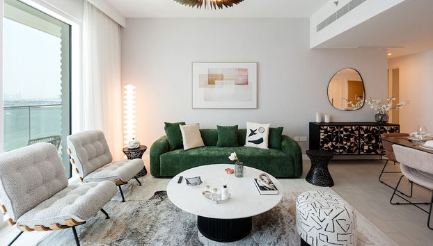 Stylish JBR 3BR M w Beach Access - Foto 3, Habitación