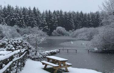 The Granary at Pentregaer Ucha, tennis court & lake. - Foto 29