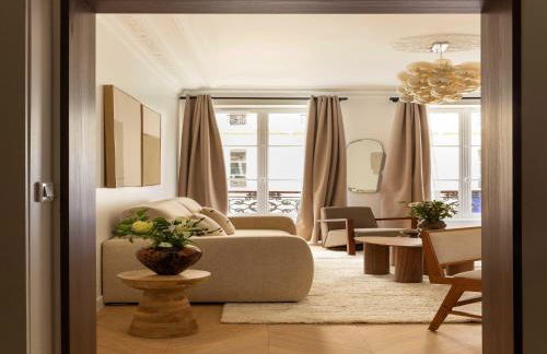 Elegant apartment - 2BR- 6P- Gare Saint Lazare, cleaning included - Foto 9