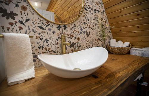 3 A-Frame Cabins w Hot Tubs Near Wine Trail - Foto 11