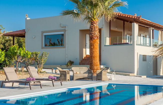 Vineyard Pool Villa Sea View Crete - Foto 17