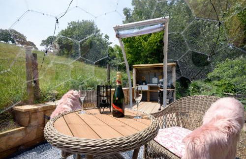 Luxury Coastal Shepherds Hut with hot tub, dining dome & a 5 Minute Walk to Pubs and Village - Foto 3