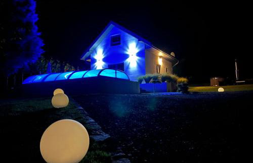 Domek Viking z prywatnym ogrzewanym basenem sauną oraz balią z jacuzzi - Foto 18