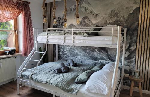 Lindners Hideaways - Bergnest Lodge - Bergblick Fewo 6 Pers Balkon Garten Hund Ski Unterkunft Luftkurort Oberreute nähe Buchenegger Wasserfälle Eistobel Bodensee - Foto 34