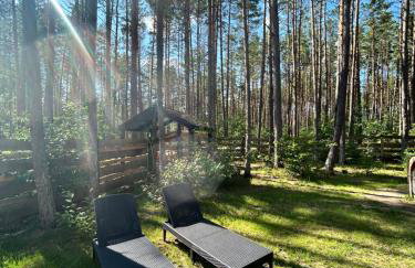 Domek lubiana180 SCANDI wśród drzew JACUZZI SAUNA KOMiNEK i TARAS na dachu jezioro Kaszuby Pieski tylko do 10kg za dodatkową opłatą - Foto 4