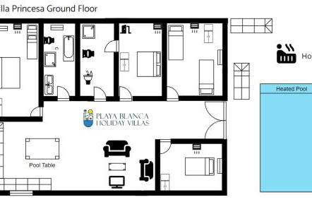 Stylish 6 Bedroom Villa Princesa - Hot Tub - Heated Pool - Near Beach & Waterparks - Foto 54