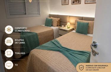 Apartamento moderno Climatizado, Confortável, com área Gourmet completa - Foto 1