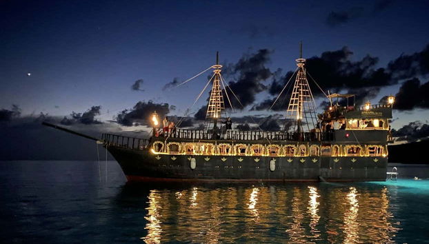 Navigation au coucher du soleil